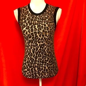 Dolce & Gabbana underwear leopard print tank top size s